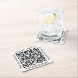 QRコードジェネレーモダンタのビジネス促進 スクエアペーパーコースター<br><div class="desc">共有スキャン可能なカスタムQRコード正方形紙コースターを持つ任意のウェブサイト。ジェネレータを使用して独自のQRコードを作成するには、単にウェブサイトのURLをテンプレートに入力する。すべての用語シンプルはパーソナライズまたは削除する簡単であり、色とフォントもZazzleデザインツールで変更するである。潜在的な顧客にビジネスを促進モダンし、プロフェッショナルスタイル。レストランやバーは顧客にプロモーションの飲み物用コースターをスタイリッシュ提供することができる。スキャン可能なコードは、クライアントが会社のWebサイトをオンラインで検索し、インターネットマーケティングとソーシャルメディアネットワークに接続するための簡単を作成する。基本的な白黒デザインはミニマルモダンタイポグラフィとQRコードカスタムを備えている。これらの単なるコースターは小さな量とバルクの両方で利用できエレガントる広告、起業家や大企業のユニークゴールを満たすことができる。</div>