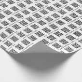 QRコードジェネレーモダンタのビジネス促進 ラッピングペーパー (角)