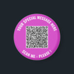 QRコードスキャンカスタム文字あなたのマグネットギフト マグネット<br><div class="desc">色とフォントを選択 – あなたの特別なQRコード情報とのマグネットカスタムパーソナライズされた文字ギフト – あなたのQRコードを追加 – 画像またはロゴ – 写真/文字 – 名前またはその他の情報/メッセージ – サイズ変更と移動または追加/文字 – カスタマイズツールと画像/画像。選択/背景とお気に入りの文字の色/フォント/サイズを追加！私の他のプロジェクト/デザインを参照して。また、このデザインを1000以上のZazzle製品に転送することができる。Good Luck - Be Happy :)</div>