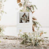 QRコードスキャンプログラム |の結婚写真へようこそ 箔ポスター