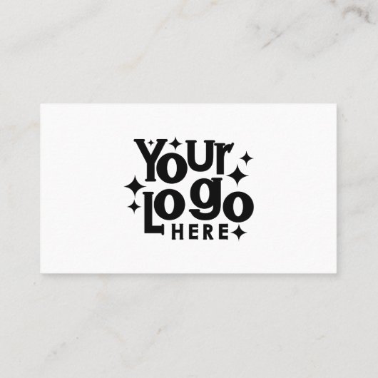 QRコードスキャン可能ソーシャルメディアホワイトビジネスロゴ 名刺 (裏面)