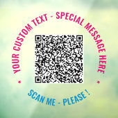 QRコードスキャン情報のカスタム文字ウィンドウの固定 ウィンドウサイン (シート3)