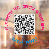 QRコードスキャン情報のカスタム文字ウィンドウの固定 ウィンドウサイン (シート2)