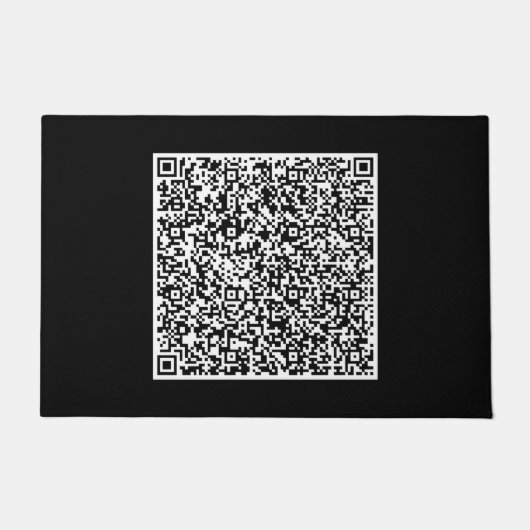 QRコードスキャン情報の形式 – 色の選択 ドアマット (正面)