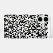QRコードスキャン情報カスタムの色iPhoneケース Case-Mate iPhoneケース (裏面 (横))