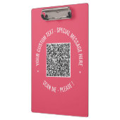 QRコードスキャン情報カスタム文字とカラークリップボード クリップボード (左)