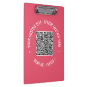 QRコードスキャン情報カスタム文字とカラークリップボード クリップボード (右)