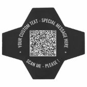 QRコードスキャン情報カスタム文字サッカーボール サッカーボール (フラット)