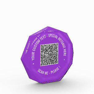 QRコードスキャン情報カスタム文字フォトブロックギフト フォトブロック