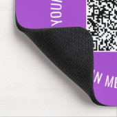 QRコードスキャン情報カスタム文字マウスパッドあなたの色 マウスパッド (コーナー)