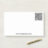 QRコードスキャン情報カスタム文字付箋 ポストイット (デスク)