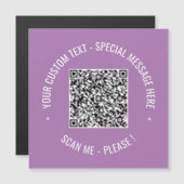 QRコードスキャン情報カスタム文字磁気カード (正面/裏面)