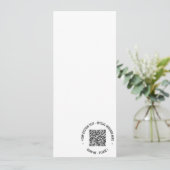 QRコードスキャン情報カスタム文字色コッチメニュー メニュー (スタンド正面)