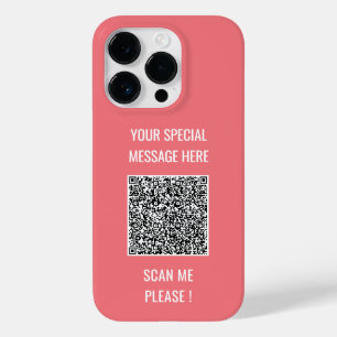 QRコードスキャン情報カスタム文字iPhoneケース Case-Mate iPhone 14 Proケース