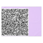 QRコードスキャン情報テーブルクロス – 色の選択 テーブルクロス (正面(横))