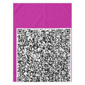 QRコードスキャン情報プロモーションビジネステーブルクロス テーブルクロス (正面)