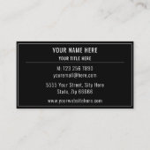 QRコードスキャン情報名刺の色の選択 名刺 (正面)