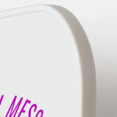 QRコードスキャン情報文字とカラーピックボールパドル ピックルボールラケット (左詳細)