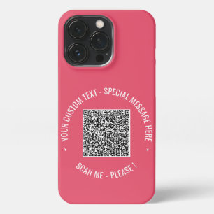 QRコードスキャン情報文字とColors iPhoneケース iPhone 13 Proケース