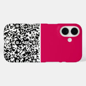 QRコードスキャン情報iPhoneケース色の選択 Case-Mate iPhoneケース (裏面 (横))