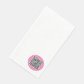 QRコードスキャン紙ゲストタオルカスタムの色 (コーナー)