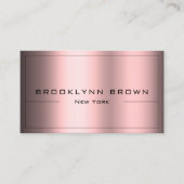 QRコードスタイリッシュ濃い赤のグラデーションのクラス 名刺 (正面)