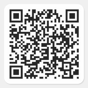 QRコードステッカー スクエアシール