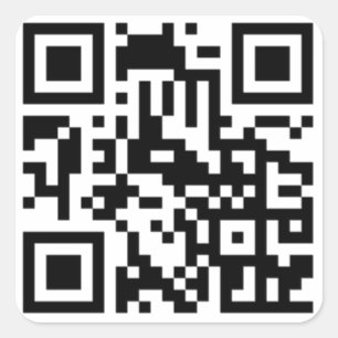 QRコードステッカー スクエアシール