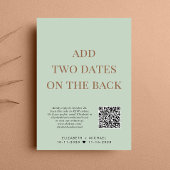 QRコードセージ結婚披露宴の後の幸せな事 招待状