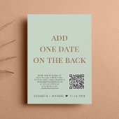 QRコードセージ結婚披露宴の後の幸せな事 招待状