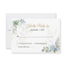 QRコードセージ緑フローラ水色結婚の