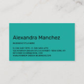 QRコードソファ内装デザインアーキテクト家具 名刺 (裏面)