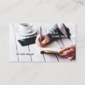 QRコードソーシャルメディアのブロガーの名刺 名刺 (正面)