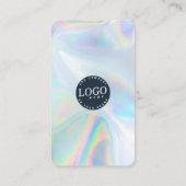 QRコードソーシャルメディア会社ウェブサイトホログラフィー 名刺 (裏面)