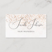 QRコードソーシャルメディア黄金雨 名刺 (正面)