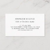 QRコードタイトル事業名ワイルドフラワー 名刺 (裏面)