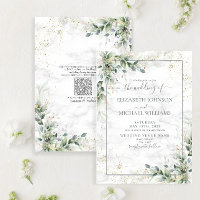 QRコードダスティユーカリ植物性金ゴールド緑