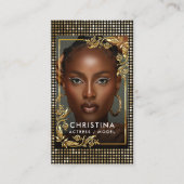 QRコードダンサーのカメラマンの写真をモデル 名刺 (正面)