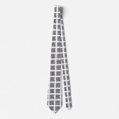 QRコードチェックパターンタイ ネクタイ (正面)