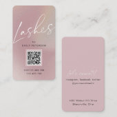 QRコードチッモダンクラッシュ延長縦バスイン 名刺 (正面/裏面)