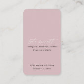 QRコードチッモダンクラッシュ延長縦バスイン 名刺 (裏面)