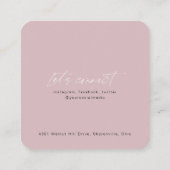 QRコードチッモダンクラッシュ拡張   スクエア名刺 (裏面)