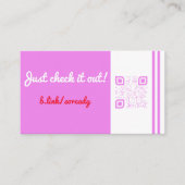 QRコードチラシ- DL-Esqueサイズ 割引カード (正面)