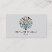 QRコードツリーオブライフダラ 名刺 (正面)