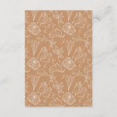 QRコードテラコッタ結婚フローラ詳細 エンクロージャーカード (裏面)