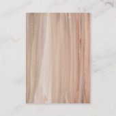 QRコードテラコッタ金ゴールド水彩結婚式RSVP エンクロージャーカード (裏面)