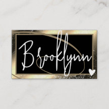 QRコードテンプレートスタイリッシュゴールデン金ゴールドフレームハート