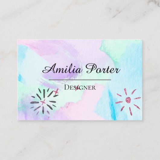 QRコードデザイナースクリプト名刺 名刺 (裏面)