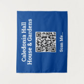 QRコードデザイン壁 タペストリー (正面)