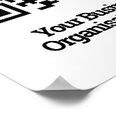 QRコードデザイン情報 ポスター (角)